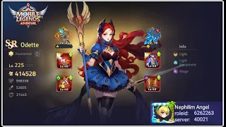 Mobile Legends Adventure: Awaken Hero, Unlocked Lunomancy & Prophecy Summon & Odette is Lv225