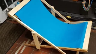 DIY Folding Beach Chair - Super Easy Project