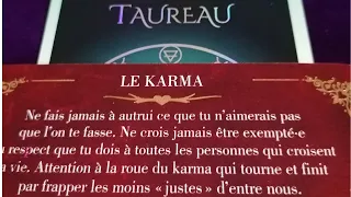 TIRAGE TAUREAU MAI 2024 - "LE KARMA"