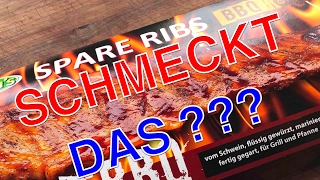 Fertige SPARERIBS aus dem SUPERMARKT - SCHMECKT DAS ??? --- Klaus grillt