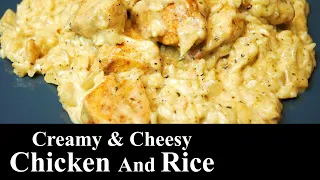 Creamy & Cheesy Chicken & Rice Recipe | CHICKEN | What’s For Dinner | The Southern Mountain Kitchen