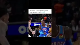 Schroder TRASH TALKING MID-DRIBBLE 🥶🥶🥶🥶