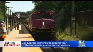 ‘Vax Express’ Commuter Rail Train Bringing Shots To Worcester, Lowell And Fitchburg