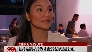 Julia Clarete, nag-resign sa "Eat Bulaga" para tutukan ang buhay pamilya kasama ang nobyong Briton