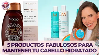 5 Productos económicos para mantener tu cabello hidratado | Moroccanoil | Aveeno | Kerastase