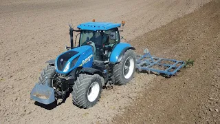 PRACE POLOWE 2023/GRUBE BRONOWANIE ORKI!/NEW HOLLAND T7 270 & BRONY ZAWIESZNE 6,5 M/ AGRO PIASKI