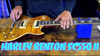 Unboxing, inspecting, trying the New Harley Benton SC-550 ii... stainless steel frets!