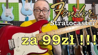 Czy można mieć* gitarę Fender Standard Stratocaster za 99zł? OCZYWIŚCIE!!!
