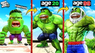 SHINCHAN AND FRANKLIN Surviving 99 YEARS As HULK In GTA 5