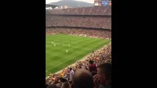 El Cant Del Barca : LIVE Inside Camp Nou Barcelona Vs Real 2013