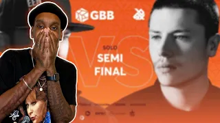 FIRST TIME HEARING B-ART vs D-LOW | Grand Beatbox Battle 2019 | SEMI FINAL REACTION | D-LOW FIRE! 😱