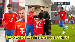 Cancelo's 1st day at FC Bayern Munich |BFF| #football #debut #2023