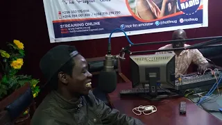 Inno Rap Jaguar hosted by Joel Boteng on 101.6 Hot Fm Radio Amolatar you will not stop laughing😂😂