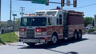 Honey Brook Fire Company Engine 33-5 Responding