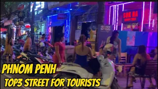 Phnom Penh nightlife scenes on Street