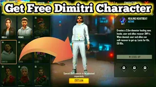 How To Unlock Dimitri Character In Free Fire Max