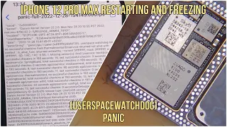 iPhone 12 Pro Max Restarting And Freezing Problem (Userspace Watchdog Prs0-Springboard) Panic Repair