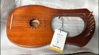 Donner DLH 002 Lyre Harp Mahogany Review, Beautifully made with a bunch of extras!