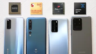 Худший чипсет? Тест Exynos 990 vs Kirin 990 vs Snapdragon 865 vs MediaTek Dimensity 1000 Plus