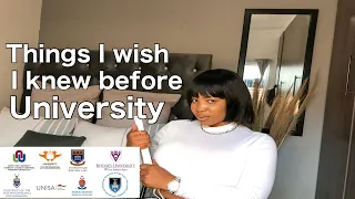 THINGS I WISH I KNEW BEFORE UNIVERSITY | Tips and tricks for first year UNISA STUDENTS