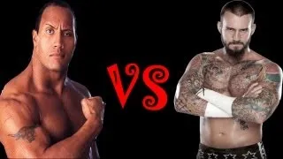 THE ROCK VS CM PUNK ROYAL RUMBLE 2013 WWE CHAMPIONSHIP