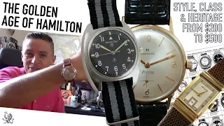 Buying Vintage Watches - 5 Reasons Why Hamilton Are One Of The Best Brands At $200 to $500 (WWT#87)