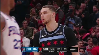 Zach LaVine EPIC Game-Winner | 76ers vs Bulls - March 6, 2019 | 2018-19 NBA Season