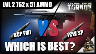 BEST LEVEL 2 7.62x51 Ammo for RFB? Tested BCP FMJ VS TCW SP | Escape From Tarkov EFT