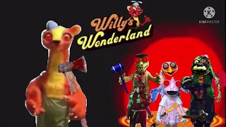 The banana splits movie cover with Willys wonderland (read the description)