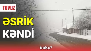 Tovuz rayonunun Əsrik kəndindən görüntülər - BAKU TV