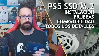 PS5 SSD M.2 - Instalación, compatibilidad, pruebas de velocidad y todos los detalles