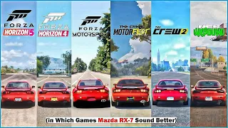 Mazda RX-7 Spirit R Type-A Top Speed in FM8, FH5, FH4, Motorfast, The Crew 2, NFS Unbound, NFS Heat