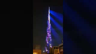 Burj Khalifa(dubai) breaks new world record. Light Up 2018