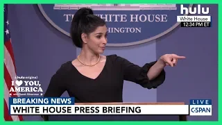 Sarah Silverman as Sarah Huckabee Sanders | I Love You, America on Hulu