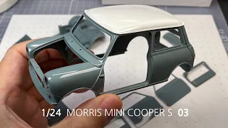 MORRIS MINI COOPER S 1/24 TAMIYA- part 3