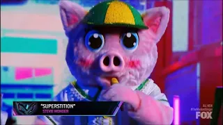 Piglet Performs "Superstition" By Stevie Wonder | Masked Singer | S5 E10