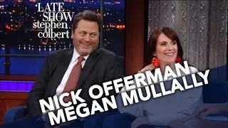 Nick Offerman And Megan Mullally Decide Their Celebrity Couple Name