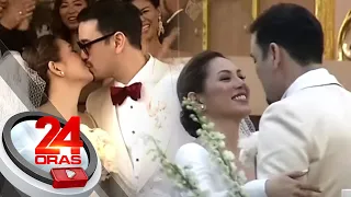 Church wedding nina Luane Dy at Carlo Gonzales, star-studded | 24 Oras