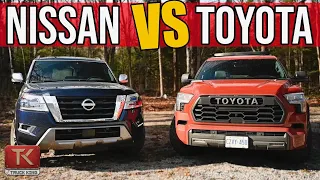 Nissan Armada vs Toyota Sequoia - Which Full-Size SUV is Best?