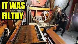 I BOUGHT A CHURCH ORGAN Fixing The 140 Year Old Keyboard - PART 12
