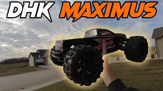 DHK Maximus 1/8th RC Truck with Radiolink RC6GS (Gyro) | Quick Bash with Mishaps