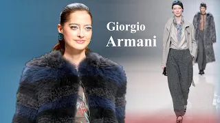 Giorgio Armani fashion fall-winter 2024/2025 in Milan #711 Stylish clothing and accessories