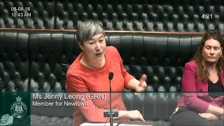 Jenny Leong slams Minister Goward over bonds scheme for public housing
