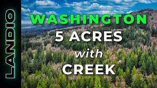 5 Acres of Washington Land for Sale with Creek & Utilities • LANDIO