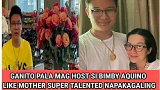 BIMBY AQUINO GANITO PALA MAG HOST LIKE MOTHER SUPER GALING NAPAKATALENTED