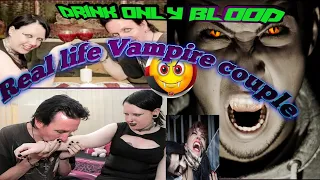 REAL LIFE VAMPIRE COUPLE ARO AND LIA DRINK EACH OTHERS BLOOD WEEKLY. রক্তচোষা মানব । #Shorts #GEW...