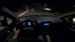 2016 Renault Clio IV [1.2 TCe 118HP] CITY AND AUTOBAHN NIGHT DRIVE POV by M&M Classics