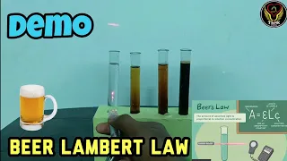 Beer Lambert Law | Demonstration | Tamil | Colorimeter | Spectrophotometer | Biology | ThiNK VISION