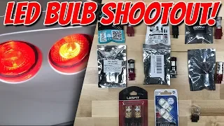 8 Brands 3157 LED Tail Light Challenge! - Upgrading brake lights on C6 Corvette