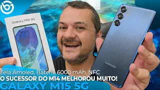 CHEGOU! GALAXY M55 5G | Snapdragon 7 Gen1, 8GB/256GB, Som Estéreo e Tela Amoled! Unboxing/Impressões